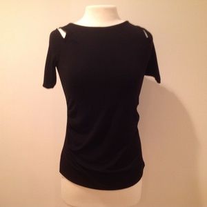 SOLD-White House Black Market Cold Shoulder Top